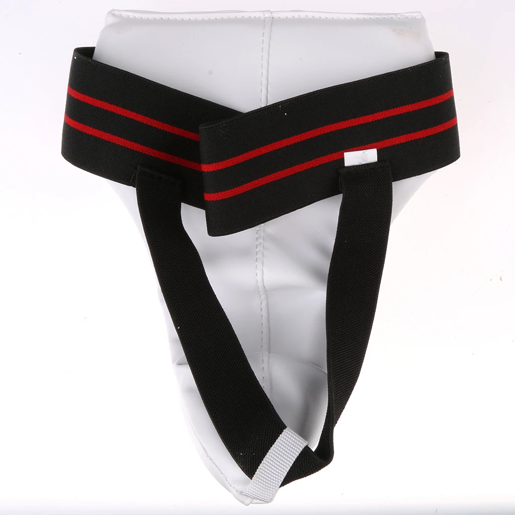 2xGroin Guard Mens Karate Groin Protector MMA Cup Cricket Box Jockstrap Part Groin Guards for Outdoor Sports