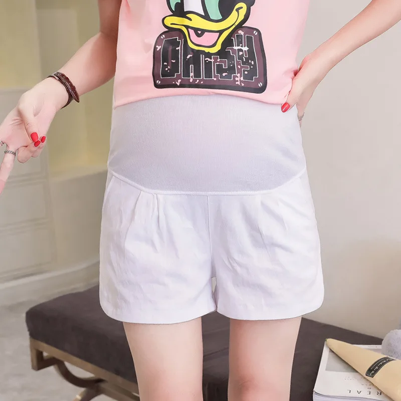 

2017 Shorts for Pregnant Women Summer Thin Section Outer Wear Simple Versatile Cotton Linen Spring And Summer Large Size Pregnan
