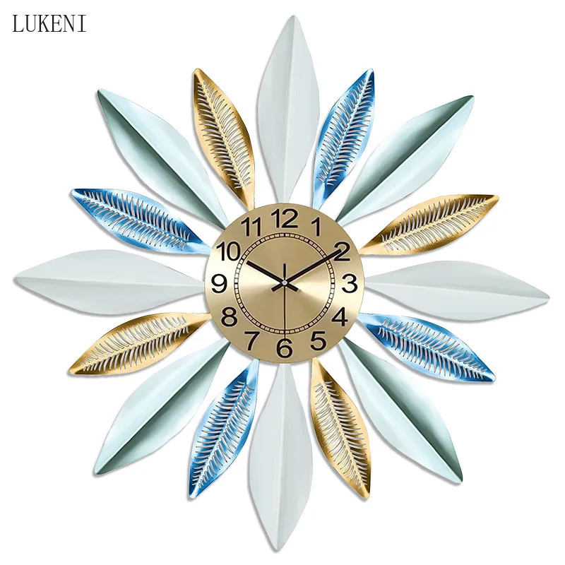 

Creative Light Luxury Clocks Living Room Wall Decoration Wall Clocks Home Personality Bedroom Silent Wall Clocks