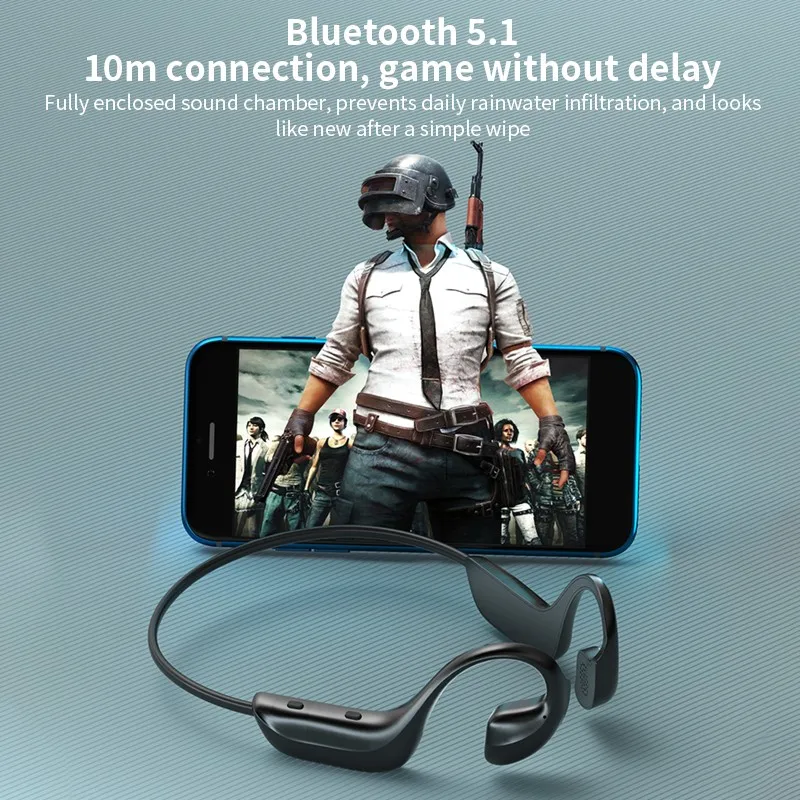 Беспроводные наушники Bluetooth 5 0 G100 с костной проводимостью уличная спортивная