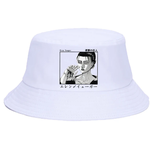 Levi Ackerman Eye Panama Bucket Cap 