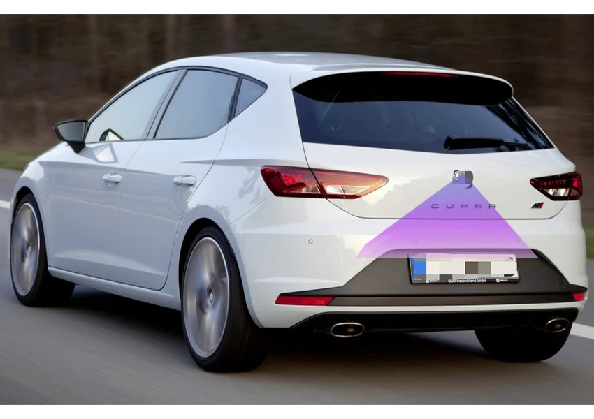  Car Starlight Night Vision rear View camera For SEAT LEON MK3 hatch coupe 2012~2017 2013 2015 Backup camera License Plate camera 1