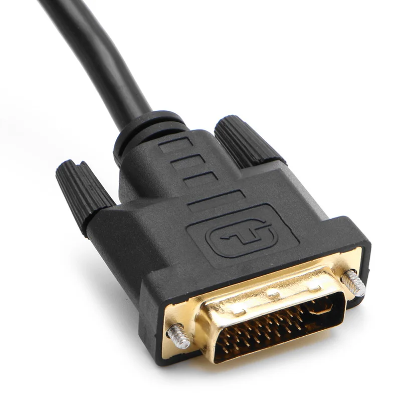 DVI I Dual Link (24 + 5) штекер для видеокабеля VGA монитора ПК 6 26FT|Кабели VGA| |