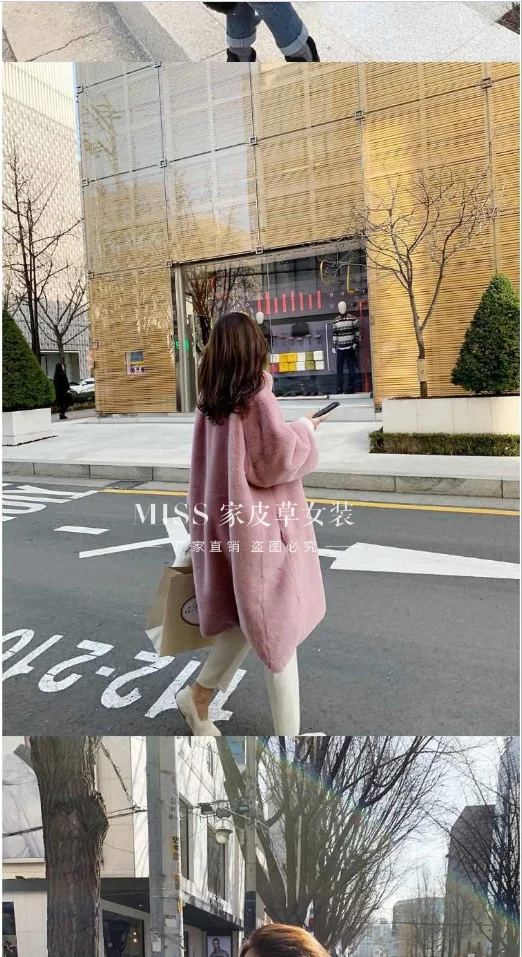 Размера плюс новая осенняя и зимняя мода Корейская версия имитация вельвета Свободное пальто для беременных женщин пальто
