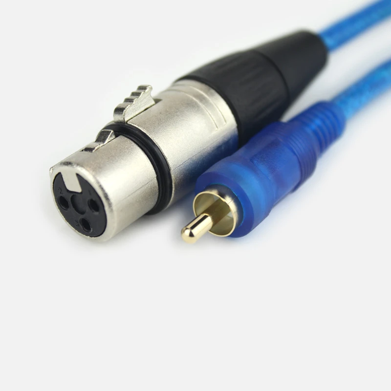 JINCHI позолоченный RCA к XLR сбалансированный линия высокочастотным аудио