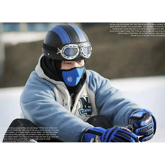 Men Women Outdoor Cycling Windproof Warm Winter Sporting Face Mask Red/Blue/Black Neck Warmer