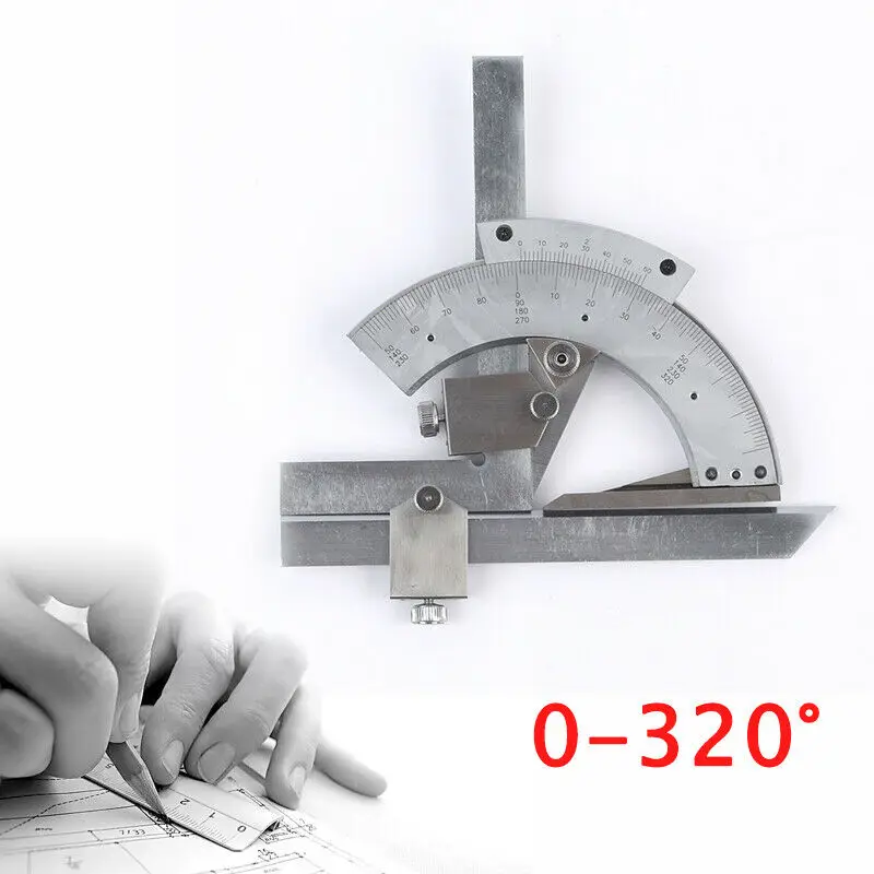 

1pc Universal Bevel Protractor Machinist Precise Angle finder Measurement