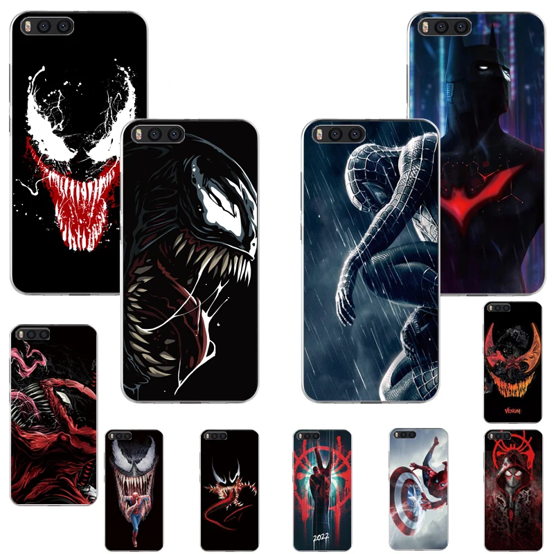 

Soft case for Redmi K20 K30 7a S2 Go Note4 4x note6 7 7pro 5pro 5PLUS Marvel movie hero spider man venom Batman silicone cover