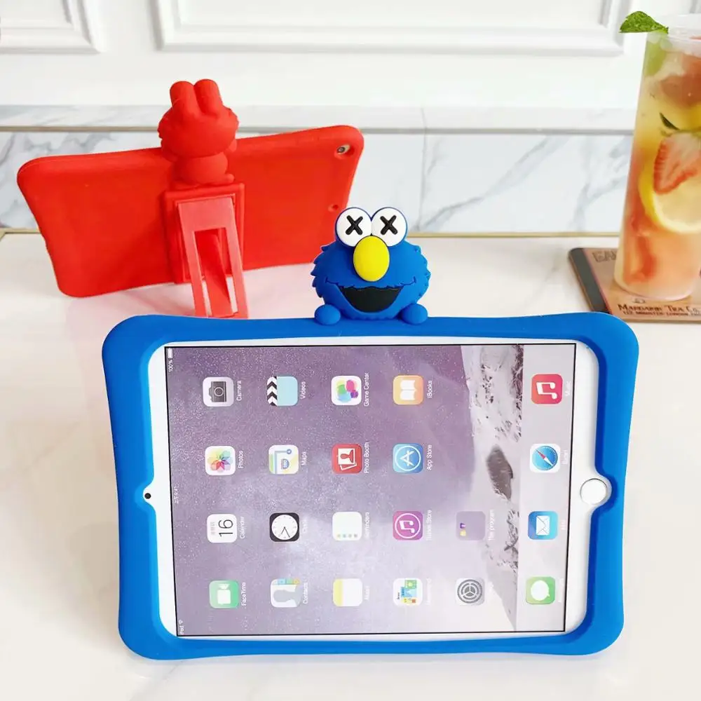 Для iPad Mini 5, A2133, A2124, A2125, A2126, 7,9 дюймов, чехол, мягкая силиконовая подставка, милый мультяшный детский чехол для Mini5 7,9 '', чехол, Funda