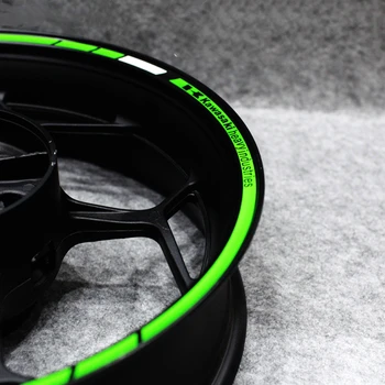 

1 Set Car Styling Vinyl Scooter Motorcycle 17-18inch Wheel Hub Frame Rim Decorate Sticker for ZX-10RZX-6RZ1000z900