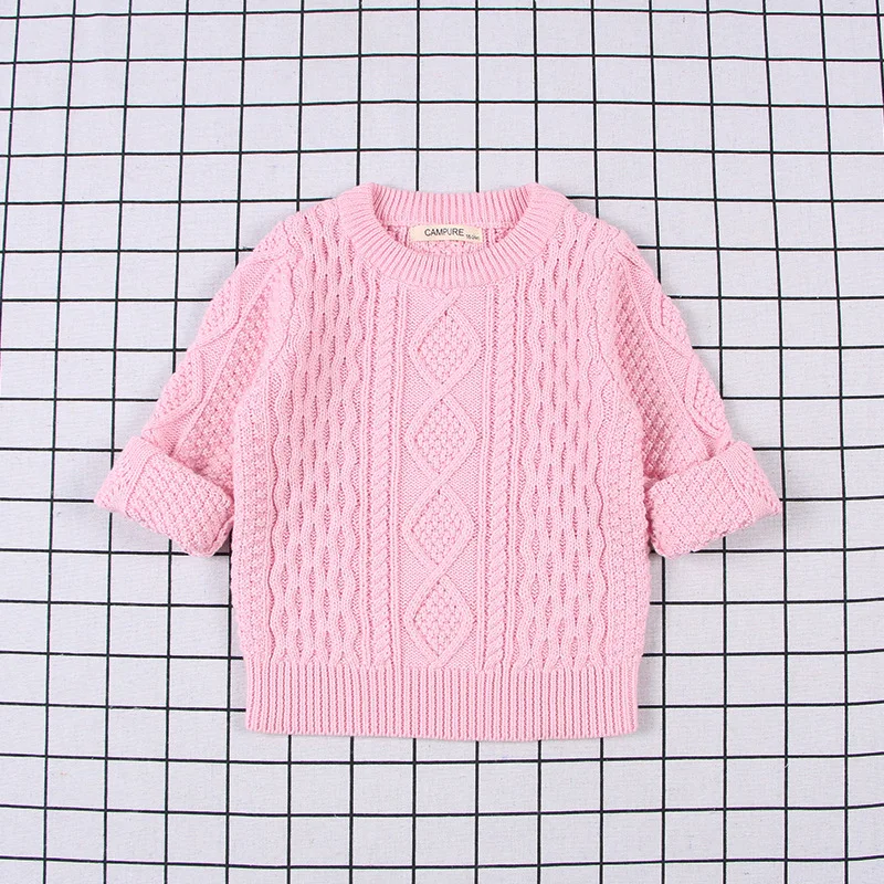 Baby Boys Girls Cotton Sweaters Casual Kids Girl Autumn Knit Pattern Pullover Toddler Boy Long Sleeve Clothes Children Clothes