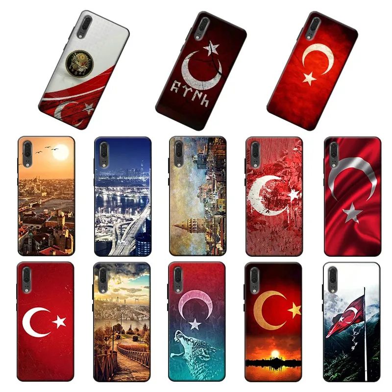 Flag of Turkey Istanbul for huawei mate 30 pro p20 p30 lite 20 Soft Silicone Phone Case |
