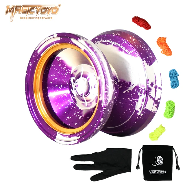 MAGICYOYO M002 April Unresponsive Aluminum Alloy YoYo Professional High Quality Stainless Center Bearing for Advanced Playe 3