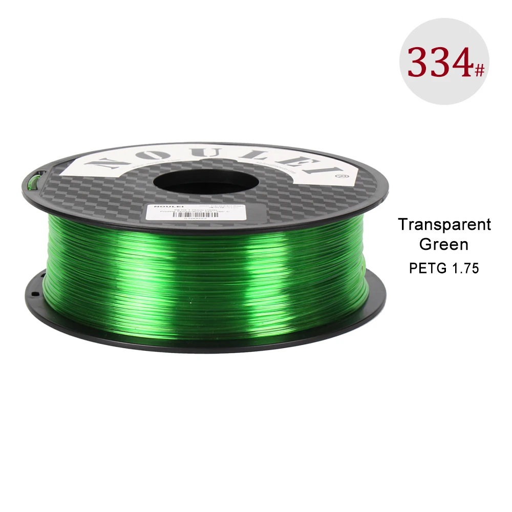 Noulei 3D Printer Filament PETG 1.75mm 0.5KG Spool High Light Transmittance Material for 3D PETG filament petg filament 3D Printing Materials