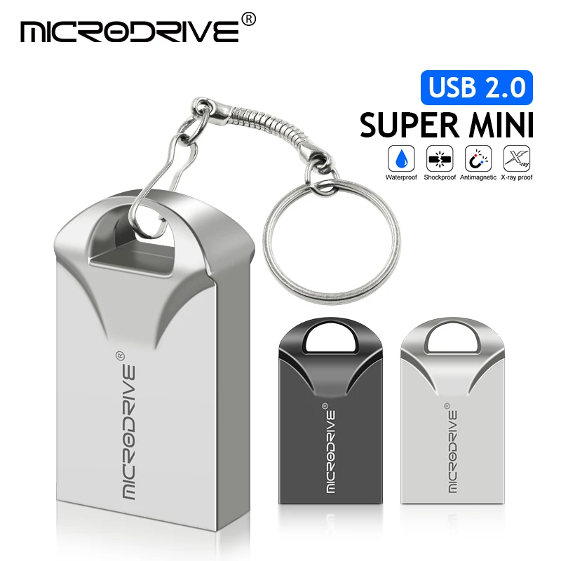 Флеш-накопитель Super Mini USB 2 0 водонепроницаемый 8 ГБ 16 32 64 | Компьютеры и офис