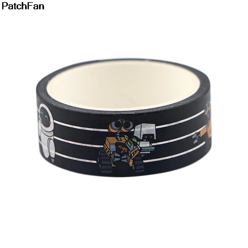 Patchfan робот фильм стены E альбом книга DIY Скрапбукинг дети клей васи маскировки клейкие ленты Печатный узор наклейки A2677