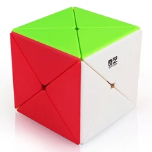 Qiyi х-образные Magic Cube Stickerless 3X3x3 x скорость Mofangge черный головоломка желе Обучающие Cubo Magico