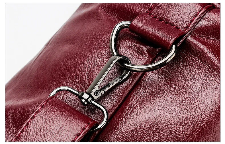 multifunction large hand bags for women luxury designer women big tote shoulder crossbody bags leather sac a main femme red