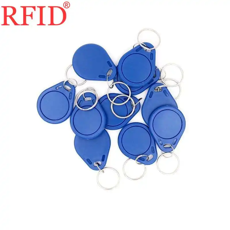 ID 125 кГц EM4305 перезаписываемый брелок для ключей RFID водонепроницаемый брелок для ключей синий пустой карты быстрая 100 шт - Цвет: 100pcs Blue