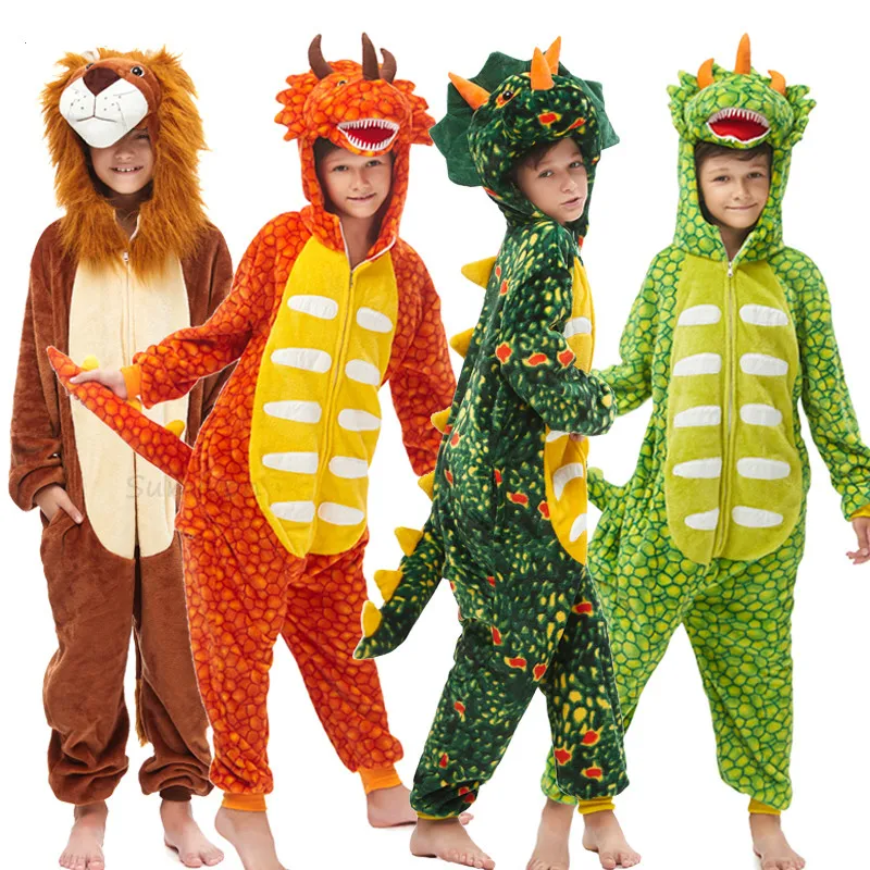 Kids Kigurumi Onesie Unicorn Pajamas For Children Men Animal Cosplay Dinosaur Sleepers Women Costume Winter Boy Girl Jumspuit Kids Kigurumi Onesie Unicorn Pajamas For Children Men Animal Cosplay Dinosaur Sleepers Women Costume Winter Boy Girl Jumspuit