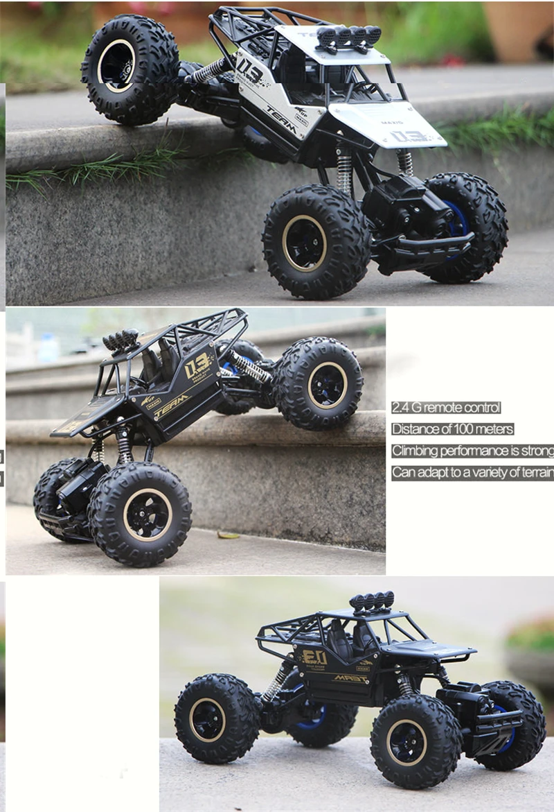 1:16 4WD RC Автомобили сплав скорость 2,4G радиоуправляемые игрушечные машинки RC багги скоростные грузовики внедорожники игрушки для детей подарок