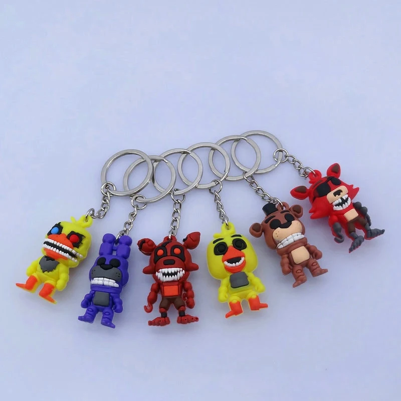 Игрушки пять ночей у Фредди ПВХ экшн фигурки FNAF Бонни и Чика Foxy Funtime фазбер