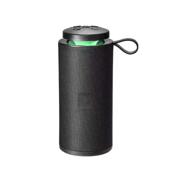 

Portable wireless bluetooth speaker Fabric subwoofer USB mini speaker Desktop gift audio LED double speaker with diaphragm