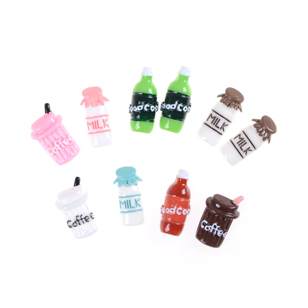 

10Pcs/lot Mini Coffee Cup Miniature Dollhouse Cup Kitchen Room Food Drink Home Tableware Decors