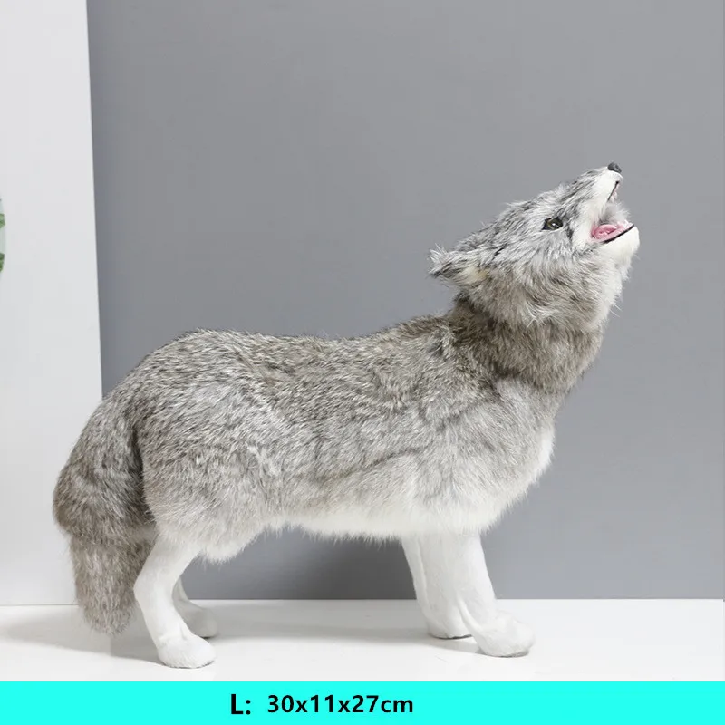 simulation animal dog toy soft shepherd wolf dog animal model exhibition hall home decoration DY80059 (17)