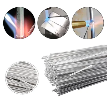 

10/20/30/50PCs 1.6/2mm*50cm Low Temperature Aluminum Solder rod Welding Wire Flux Cored Soldering Rod No Need Solder Powder