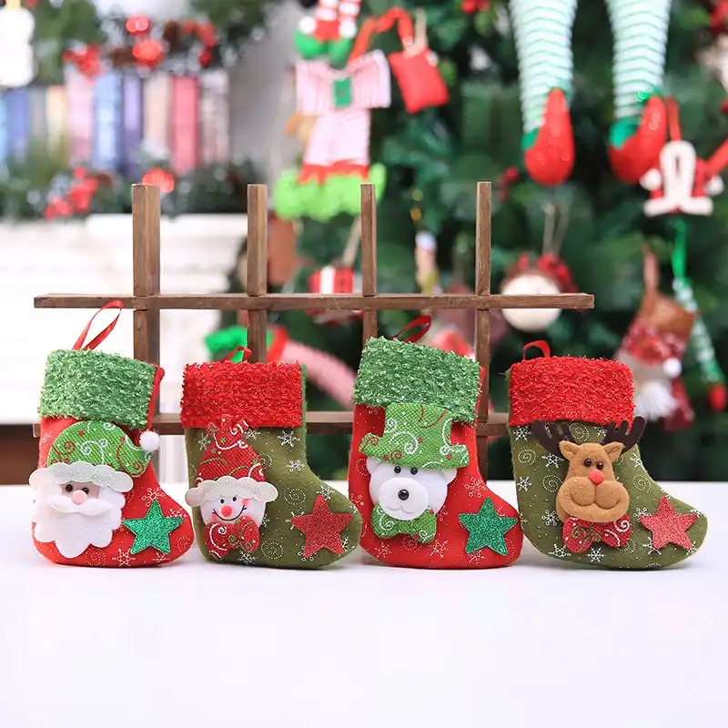 Monterey /árbol de contenedores colgantes colgantes Bolsa de calcet/ín para /árbol de Navidad para regalo de caramelo
