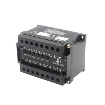

JIXUN PA-23 3 Phase AC Current Transmitter 2 IN 2 OUT 3 IN 3 OUT AC 0-1A/5A/10A Current Transducer with AC85-265V Power Supply