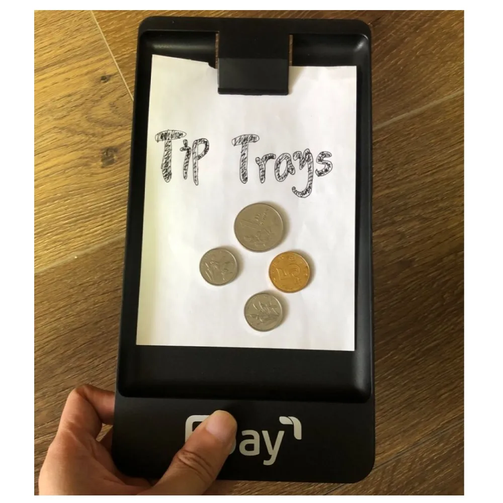 

Plastic Tipping tray bill holder invoice tray bar restaurant cash register tool tip Clip bank payment promotion gift