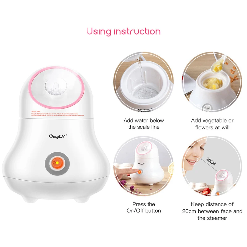 CkeyiN Blackhead Remover Vacuum Pore Vacuum Cleaner Face Acne Comedone Extractor Tool + Warm Mist Facial Steamer Face Brush 50