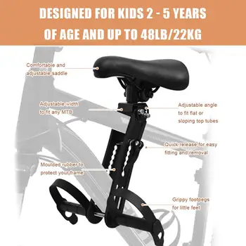 

Bicycle Saddle for Child Outdoor Parent-Child Frame Seat Tandem Soft Sturdy Cycling Equipment Bike Accessories