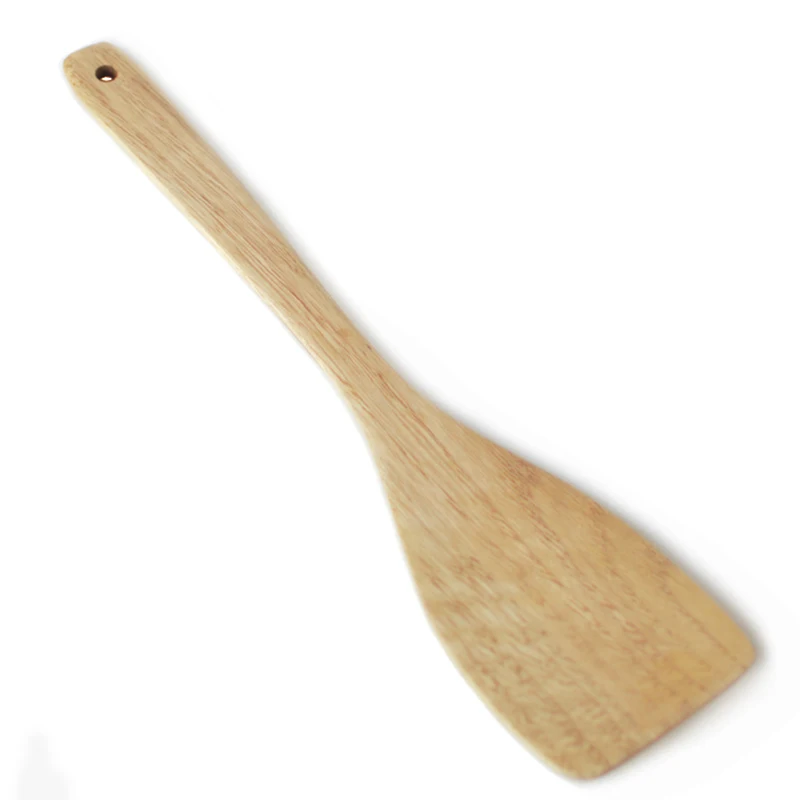 

New 1 pcs Natural Wooden Long Handle Turner Shovel Spatula Wood Cooking Tools Household Kitchen Utensils Gadgets salad noodles