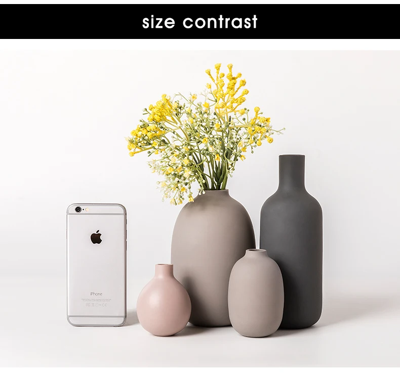 Vases cocooning en céramique style moderne