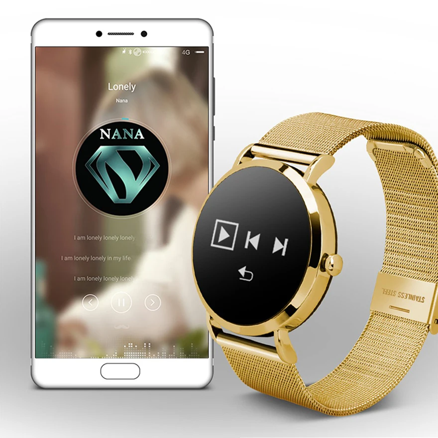 

BINSSAW CV08 Smart Bracelet Watch Fashion Bluetooth Sports Pedometer Blood Oxygen Heart Pressure Blood Pressure SPORT Wrist B