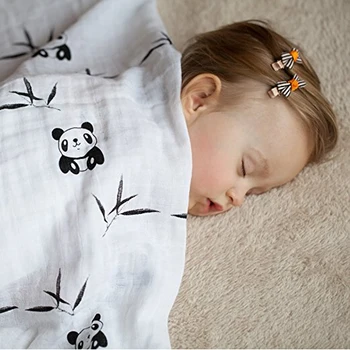 

Baby Summer 100%Muslin Cotton Duble Layer Baby Towel Newborn Blanket Baby Swaddle Infant Wrap 120x120cm