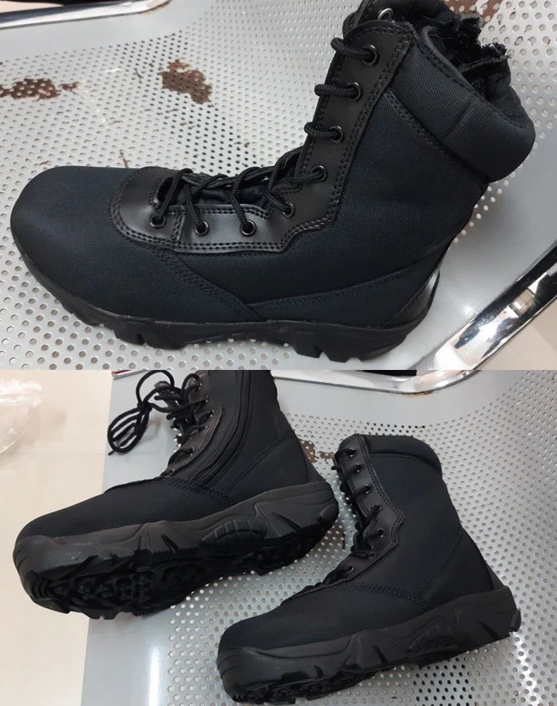 Военные ботинки походные тактические армейские мужские уличные нескользящая