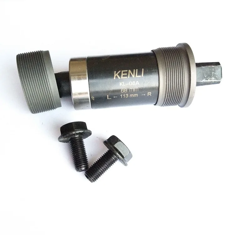 

Ken li Mountain Bike Square Hole One-piece Sealed/Closed Bearings Medial Axis Speed Bike with Screw Riding Accessories