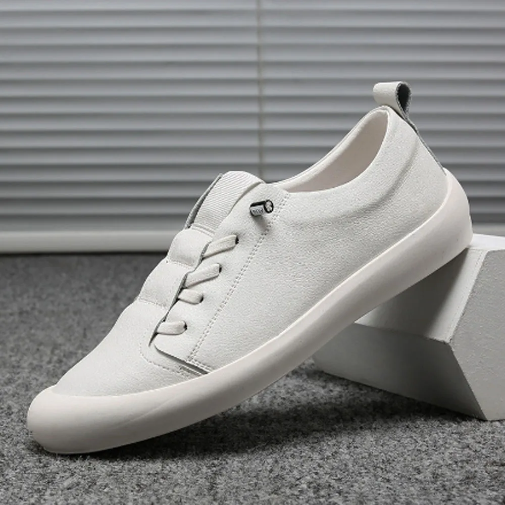 

New summer style leather bean bean shoe for men's leisure driving shoes soft sole fashion joker loafers leather casual shoes