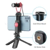 Ulanzi ST-06 Phone Clamp With Cold Shoe Mount Led Video Light Microphone Mini Vlog kit Phone Mount for iPhone Android Smartphone ► Photo 2/6