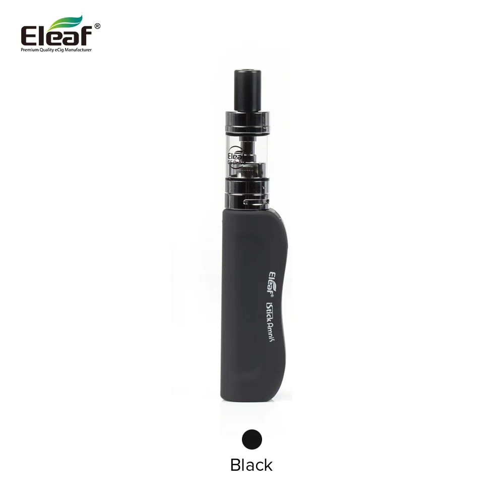 Eleaf iStick Amnis электронная сигарета с 2 мл GS диск распылитель RTA Танк Vape 900 мАч встроенный аккумулятор мод испаритель - Цвет: Черный