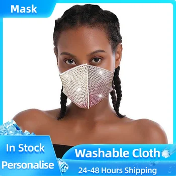 

Fashion Diamonds Face Masks Reusable Face Nose Mouth Cover Adjustable Dust Proof Pollution-proof Mouth Mask Mascarar Mascarillas