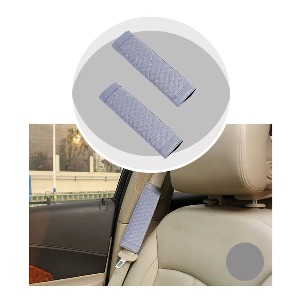 2 шт. автомобильный универсальный ремень безопасности из овчины, наплечный чехол, четыре сезона, автомобильный расширенный ремень, набор автомобильных аксессуаров