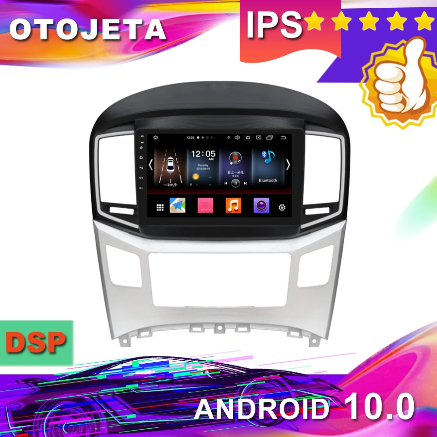 

New Arrival 9" Android 10.0 Car GPS for HYUNDAI H1 2016 2017 Car Radio car Multimedia 1080P tape recorder bluetooth navigation