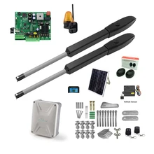 Batterie solaire AC PKM C026, opérateur de porte électrique à Double bras, ouvre porte à bascule, WIFI caméra IP, télécommande, idéal pour une ferme en plein air