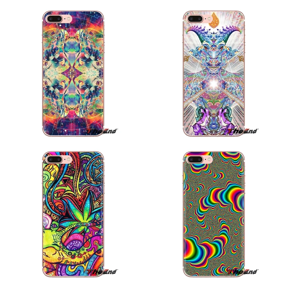 Абстрактные яркие LSD милые животные Олень для samsung Galaxy S2 S3 S4 S5 мини S6 S7 край S8 S9 Plus
