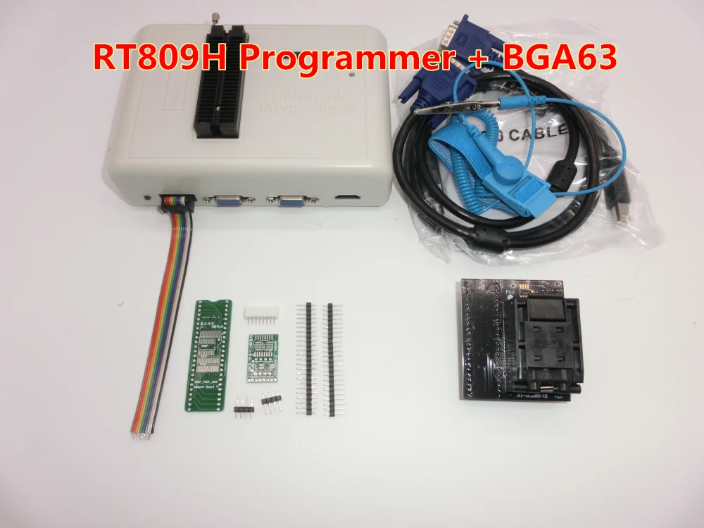 Новейший оригинальный программатор RT809H EMMC Nand FLASH чрезвычайно быстрый